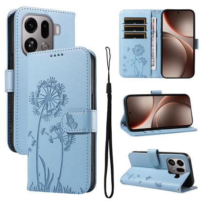 Dandelion Embossed Pattern Flip Leather Phone Case, For OPPO Find X9 Ultra 5G, For OPPO A6X 5G / A6 5G, For OPPO Reno15 Pro 5G Global, For OPPO Reno15 5G Global, For OPPO Find X9, For OPPO A6 Pro 4G / 5G Global, For OPPO Find X9 Pro                    ...