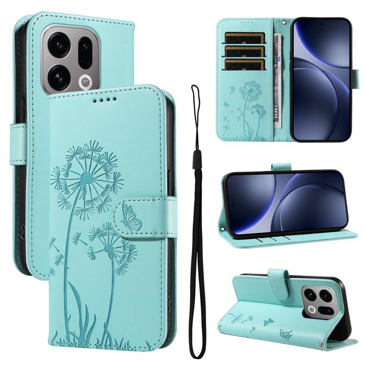 Dandelion Embossed Pattern Flip Leather Phone Case, For OPPO Find X9 Ultra 5G, For OPPO A6X 5G / A6 5G, For OPPO Reno15 Pro 5G Global, For OPPO Reno15 5G Global, For OPPO Find X9, For OPPO A6 Pro 4G / 5G Global, For OPPO Find X9 Pro                    ...