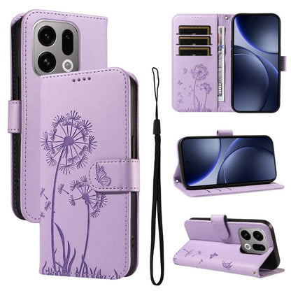 Dandelion Embossed Pattern Flip Leather Phone Case, For OPPO Find X9 Ultra 5G, For OPPO A6X 5G / A6 5G, For OPPO Reno15 Pro 5G Global, For OPPO Reno15 5G Global, For OPPO Find X9, For OPPO A6 Pro 4G / 5G Global, For OPPO Find X9 Pro                    ...