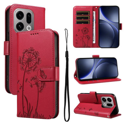 Dandelion Embossed Pattern Flip Leather Phone Case, For OPPO Find X9 Ultra 5G, For OPPO A6X 5G / A6 5G, For OPPO Reno15 Pro 5G Global, For OPPO Reno15 5G Global, For OPPO Find X9, For OPPO A6 Pro 4G / 5G Global, For OPPO Find X9 Pro                    ...