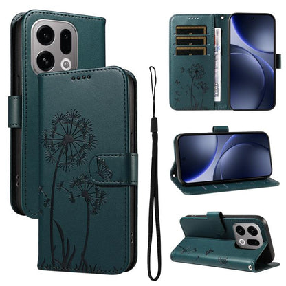 Dandelion Embossed Pattern Flip Leather Phone Case, For OPPO Find X9 Ultra 5G, For OPPO A6X 5G / A6 5G, For OPPO Reno15 Pro 5G Global, For OPPO Reno15 5G Global, For OPPO Find X9, For OPPO A6 Pro 4G / 5G Global, For OPPO Find X9 Pro                    ...