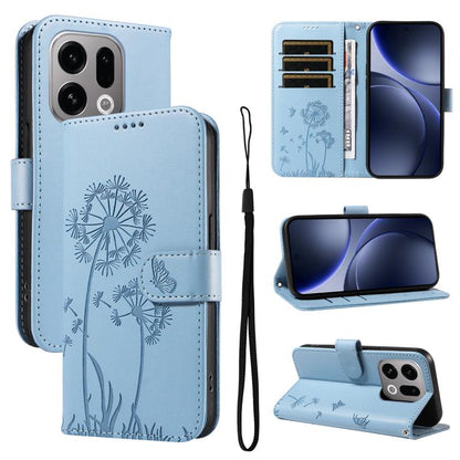Dandelion Embossed Pattern Flip Leather Phone Case, For OPPO Find X9 Ultra 5G, For OPPO A6X 5G / A6 5G, For OPPO Reno15 Pro 5G Global, For OPPO Reno15 5G Global, For OPPO Find X9, For OPPO A6 Pro 4G / 5G Global, For OPPO Find X9 Pro                    ...
