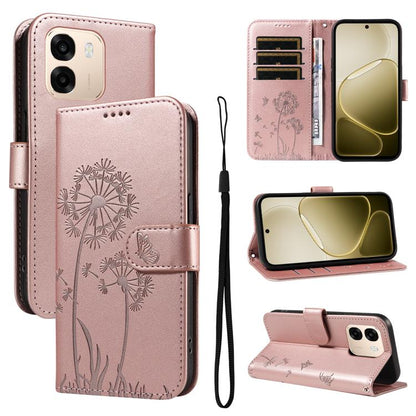 Dandelion Embossed Pattern Flip Leather Phone Case, For OPPO Find X9 Ultra 5G, For OPPO A6X 5G / A6 5G, For OPPO Reno15 Pro 5G Global, For OPPO Reno15 5G Global, For OPPO Find X9, For OPPO A6 Pro 4G / 5G Global, For OPPO Find X9 Pro                    ...