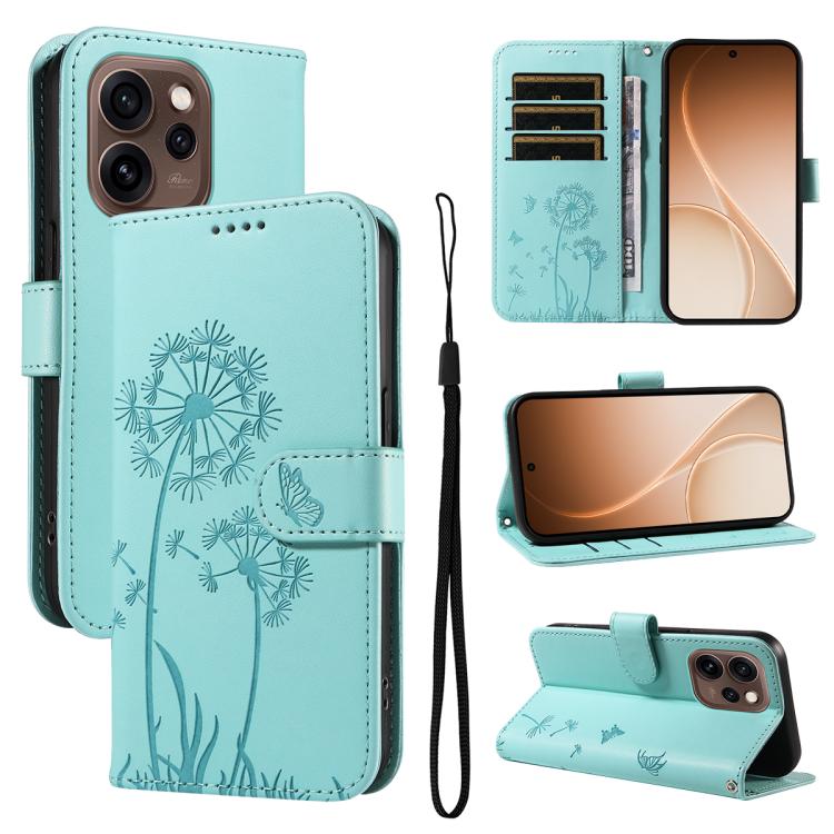 Dandelion Embossed Pattern Flip Leather Phone Case, For OPPO Find X9 Ultra 5G, For OPPO A6X 5G / A6 5G, For OPPO Reno15 Pro 5G Global, For OPPO Reno15 5G Global, For OPPO Find X9, For OPPO A6 Pro 4G / 5G Global, For OPPO Find X9 Pro                    ...