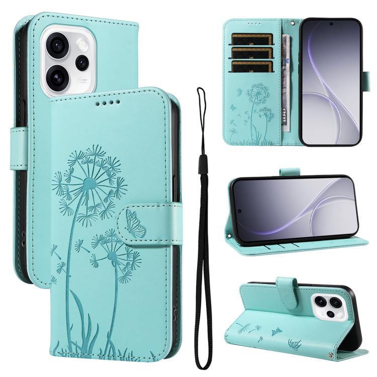 Dandelion Embossed Pattern Flip Leather Phone Case, For OPPO Find X9 Ultra 5G, For OPPO A6X 5G / A6 5G, For OPPO Reno15 Pro 5G Global, For OPPO Reno15 5G Global, For OPPO Find X9, For OPPO A6 Pro 4G / 5G Global, For OPPO Find X9 Pro                    ...