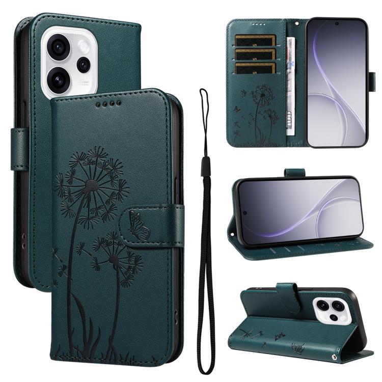 Dandelion Embossed Pattern Flip Leather Phone Case, For OPPO Find X9 Ultra 5G, For OPPO A6X 5G / A6 5G, For OPPO Reno15 Pro 5G Global, For OPPO Reno15 5G Global, For OPPO Find X9, For OPPO A6 Pro 4G / 5G Global, For OPPO Find X9 Pro                    ...