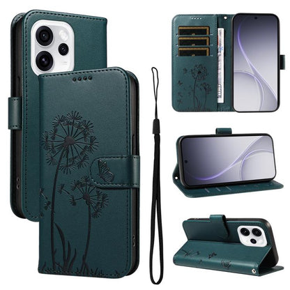 Dandelion Embossed Pattern Flip Leather Phone Case, For OPPO Find X9 Ultra 5G, For OPPO A6X 5G / A6 5G, For OPPO Reno15 Pro 5G Global, For OPPO Reno15 5G Global, For OPPO Find X9, For OPPO A6 Pro 4G / 5G Global, For OPPO Find X9 Pro                    ...