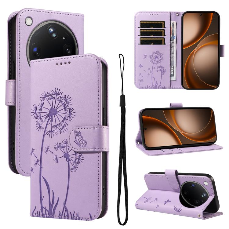 Dandelion Embossed Pattern Flip Leather Phone Case, For OPPO Find X9 Ultra 5G, For OPPO A6X 5G / A6 5G, For OPPO Reno15 Pro 5G Global, For OPPO Reno15 5G Global, For OPPO Find X9, For OPPO A6 Pro 4G / 5G Global, For OPPO Find X9 Pro                    ...