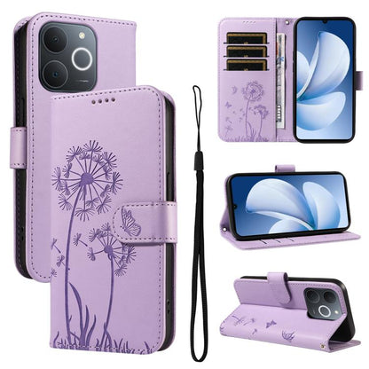 Dandelion Embossed Pattern Flip Leather Phone Case, For Realme 16T 5G, For Realme 16 Pro+ 5G Global, For Realme 16 Pro 5G Global, For Realme P4x 5G, For Realme C85 5G / 15X 5G India, For Realme C85 Pro 4G, For Realme 15T 5G, For Realme C71 4G India    ...