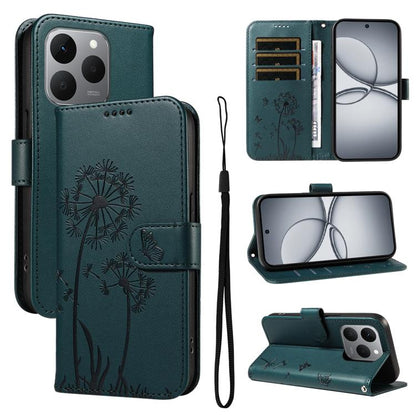 Dandelion Embossed Pattern Flip Leather Phone Case, For Realme 16T 5G, For Realme 16 Pro+ 5G Global, For Realme 16 Pro 5G Global, For Realme P4x 5G, For Realme C85 5G / 15X 5G India, For Realme C85 Pro 4G, For Realme 15T 5G, For Realme C71 4G India    ...