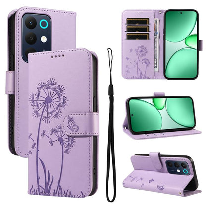 Dandelion Embossed Pattern Flip Leather Phone Case, For Realme 16T 5G, For Realme 16 Pro+ 5G Global, For Realme 16 Pro 5G Global, For Realme P4x 5G, For Realme C85 5G / 15X 5G India, For Realme C85 Pro 4G, For Realme 15T 5G, For Realme C71 4G India    ...