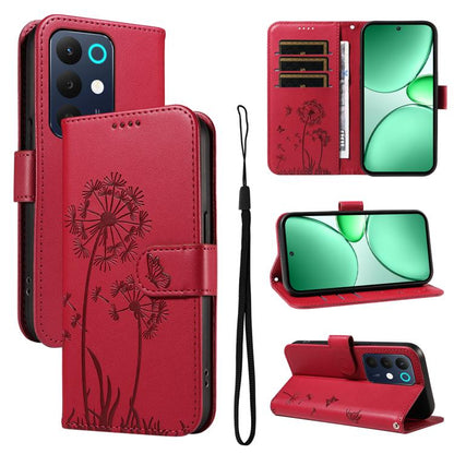 Dandelion Embossed Pattern Flip Leather Phone Case, For Realme 16T 5G, For Realme 16 Pro+ 5G Global, For Realme 16 Pro 5G Global, For Realme P4x 5G, For Realme C85 5G / 15X 5G India, For Realme C85 Pro 4G, For Realme 15T 5G, For Realme C71 4G India    ...