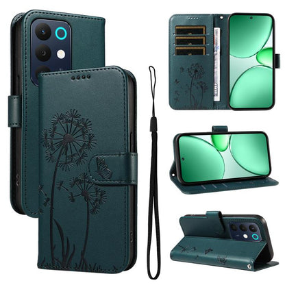 Dandelion Embossed Pattern Flip Leather Phone Case, For Realme 16T 5G, For Realme 16 Pro+ 5G Global, For Realme 16 Pro 5G Global, For Realme P4x 5G, For Realme C85 5G / 15X 5G India, For Realme C85 Pro 4G, For Realme 15T 5G, For Realme C71 4G India    ...