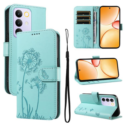 Dandelion Embossed Pattern Flip Leather Phone Case, For Realme 16T 5G, For Realme 16 Pro+ 5G Global, For Realme 16 Pro 5G Global, For Realme P4x 5G, For Realme C85 5G / 15X 5G India, For Realme C85 Pro 4G, For Realme 15T 5G, For Realme C71 4G India    ...