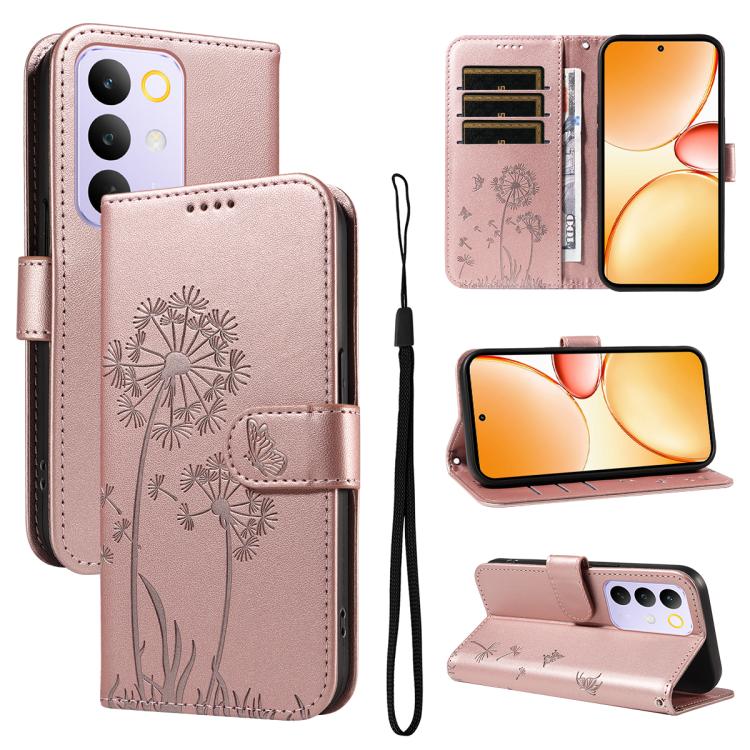 Dandelion Embossed Pattern Flip Leather Phone Case, For Realme 16T 5G, For Realme 16 Pro+ 5G Global, For Realme 16 Pro 5G Global, For Realme P4x 5G, For Realme C85 5G / 15X 5G India, For Realme C85 Pro 4G, For Realme 15T 5G, For Realme C71 4G India    ...