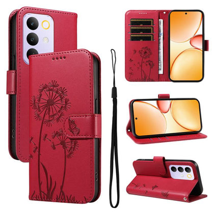 Dandelion Embossed Pattern Flip Leather Phone Case, For Realme 16T 5G, For Realme 16 Pro+ 5G Global, For Realme 16 Pro 5G Global, For Realme P4x 5G, For Realme C85 5G / 15X 5G India, For Realme C85 Pro 4G, For Realme 15T 5G, For Realme C71 4G India    ...