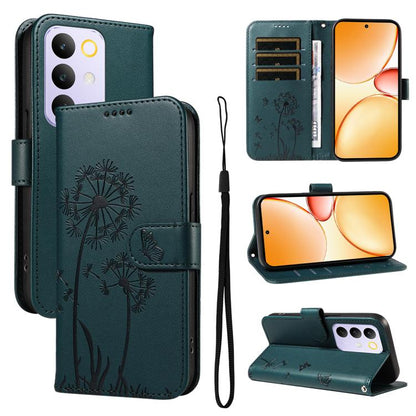 Dandelion Embossed Pattern Flip Leather Phone Case, For Realme 16T 5G, For Realme 16 Pro+ 5G Global, For Realme 16 Pro 5G Global, For Realme P4x 5G, For Realme C85 5G / 15X 5G India, For Realme C85 Pro 4G, For Realme 15T 5G, For Realme C71 4G India    ...