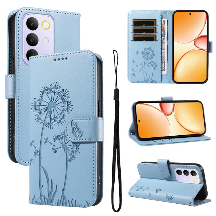 Dandelion Embossed Pattern Flip Leather Phone Case, For Realme 16T 5G, For Realme 16 Pro+ 5G Global, For Realme 16 Pro 5G Global, For Realme P4x 5G, For Realme C85 5G / 15X 5G India, For Realme C85 Pro 4G, For Realme 15T 5G, For Realme C71 4G India    ...