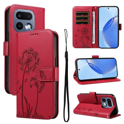 Dandelion Embossed Pattern Flip Leather Phone Case, For Realme 16T 5G, For Realme 16 Pro+ 5G Global, For Realme 16 Pro 5G Global, For Realme P4x 5G, For Realme C85 5G / 15X 5G India, For Realme C85 Pro 4G, For Realme 15T 5G, For Realme C71 4G India    ...