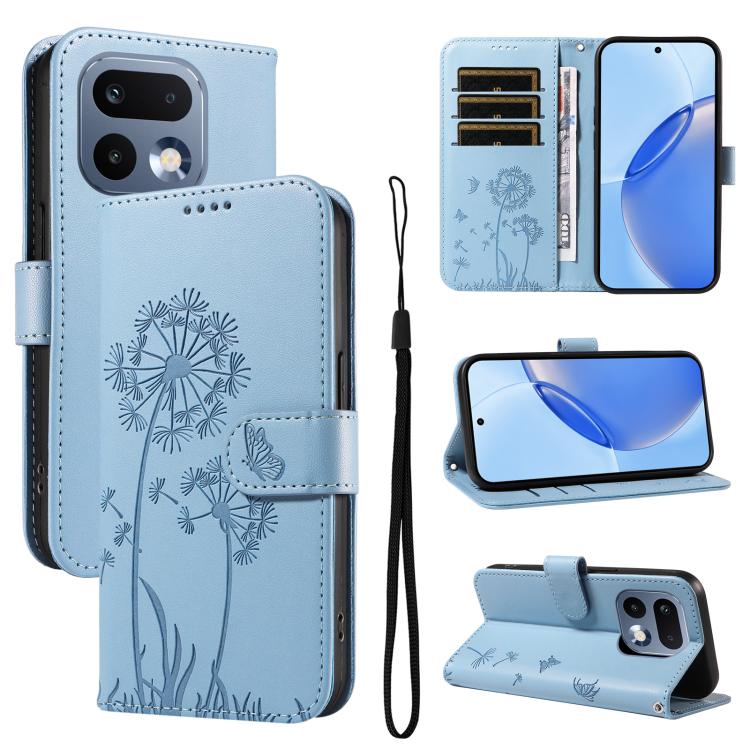 Dandelion Embossed Pattern Flip Leather Phone Case, For Realme 16T 5G, For Realme 16 Pro+ 5G Global, For Realme 16 Pro 5G Global, For Realme P4x 5G, For Realme C85 5G / 15X 5G India, For Realme C85 Pro 4G, For Realme 15T 5G, For Realme C71 4G India    ...