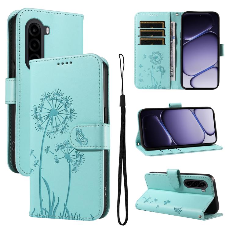 Dandelion Embossed Pattern Flip Leather Phone Case, For Realme 16T 5G, For Realme 16 Pro+ 5G Global, For Realme 16 Pro 5G Global, For Realme P4x 5G, For Realme C85 5G / 15X 5G India, For Realme C85 Pro 4G, For Realme 15T 5G, For Realme C71 4G India    ...