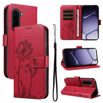 Dandelion Embossed Pattern Flip Leather Phone Case, For Realme 16T 5G, For Realme 16 Pro+ 5G Global, For Realme 16 Pro 5G Global, For Realme P4x 5G, For Realme C85 5G / 15X 5G India, For Realme C85 Pro 4G, For Realme 15T 5G, For Realme C71 4G India    ...