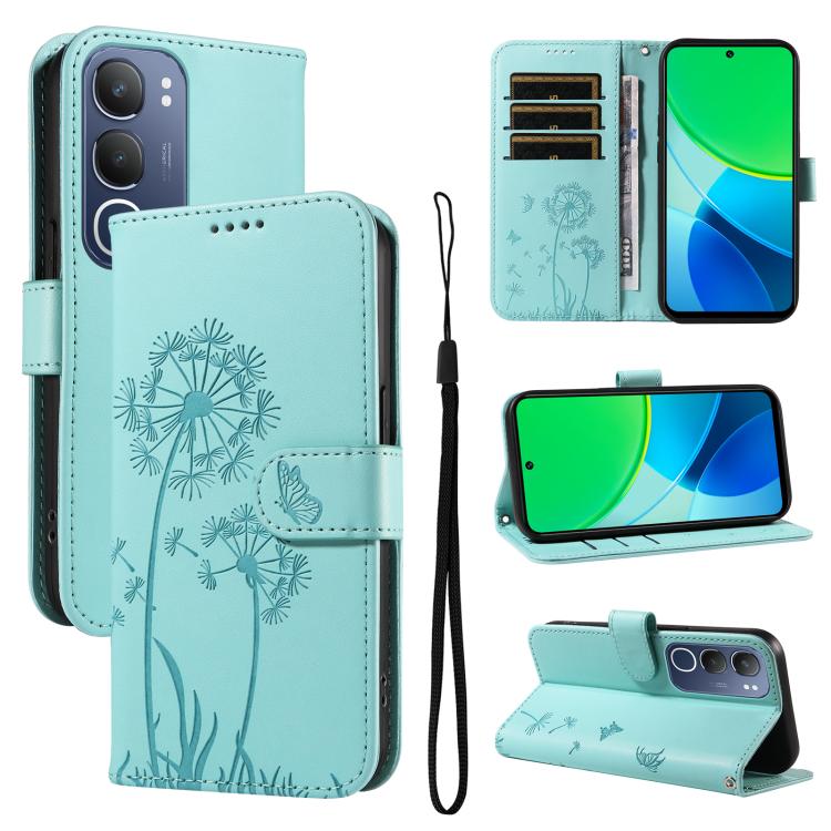 Dandelion Embossed Pattern Flip Leather Phone Case, For vivo Y05 4G / vivo Y21 5G 2026, For vivo V70 FE 5G, For vivo V70 5G Global/V70 Elite 5G, For vivo S50 Pro mini 5G, For vivo X300 Pro, For vivo X300, For vivo V60 Lite 4G, For vivo Y31 5G 2025 / Y2...