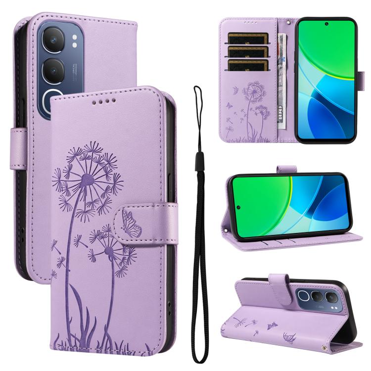 Dandelion Embossed Pattern Flip Leather Phone Case, For vivo Y05 4G / vivo Y21 5G 2026, For vivo V70 FE 5G, For vivo V70 5G Global/V70 Elite 5G, For vivo S50 Pro mini 5G, For vivo X300 Pro, For vivo X300, For vivo V60 Lite 4G, For vivo Y31 5G 2025 / Y2...