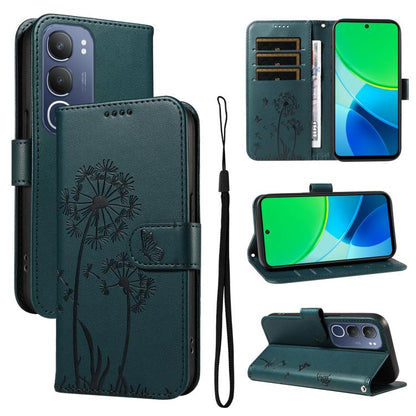 Dandelion Embossed Pattern Flip Leather Phone Case, For vivo Y05 4G / vivo Y21 5G 2026, For vivo V70 FE 5G, For vivo V70 5G Global/V70 Elite 5G, For vivo S50 Pro mini 5G, For vivo X300 Pro, For vivo X300, For vivo V60 Lite 4G, For vivo Y31 5G 2025 / Y2...