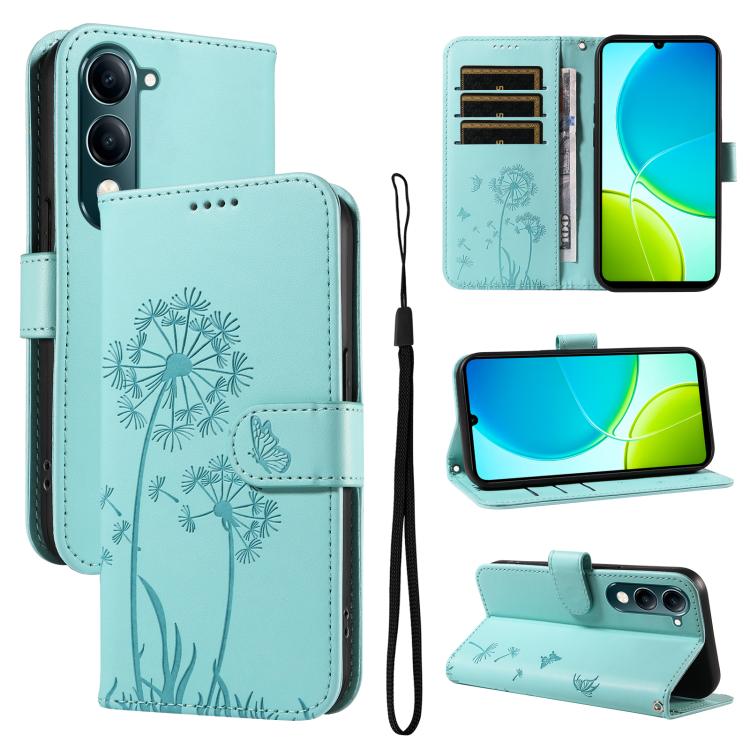 Dandelion Embossed Pattern Flip Leather Phone Case, For vivo Y05 4G / vivo Y21 5G 2026, For vivo V70 FE 5G, For vivo V70 5G Global/V70 Elite 5G, For vivo S50 Pro mini 5G, For vivo X300 Pro, For vivo X300, For vivo V60 Lite 4G, For vivo Y31 5G 2025 / Y2...