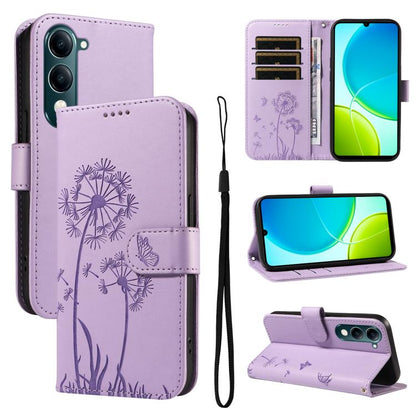 Dandelion Embossed Pattern Flip Leather Phone Case, For vivo Y05 4G / vivo Y21 5G 2026, For vivo V70 FE 5G, For vivo V70 5G Global/V70 Elite 5G, For vivo S50 Pro mini 5G, For vivo X300 Pro, For vivo X300, For vivo V60 Lite 4G, For vivo Y31 5G 2025 / Y2...