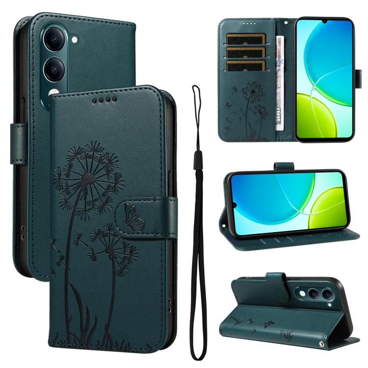 Dandelion Embossed Pattern Flip Leather Phone Case, For vivo Y05 4G / vivo Y21 5G 2026, For vivo V70 FE 5G, For vivo V70 5G Global/V70 Elite 5G, For vivo S50 Pro mini 5G, For vivo X300 Pro, For vivo X300, For vivo V60 Lite 4G, For vivo Y31 5G 2025 / Y2...