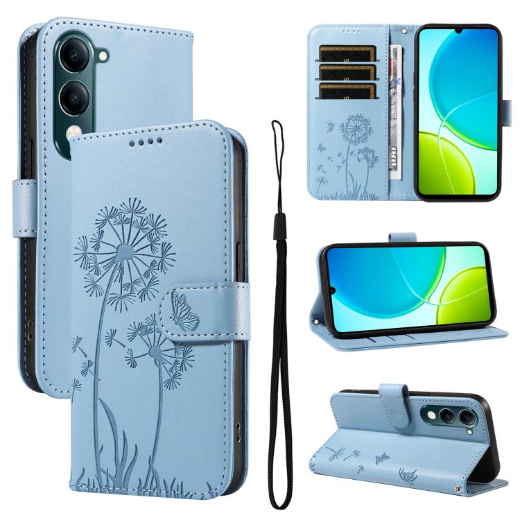Dandelion Embossed Pattern Flip Leather Phone Case, For vivo Y05 4G / vivo Y21 5G 2026, For vivo V70 FE 5G, For vivo V70 5G Global/V70 Elite 5G, For vivo S50 Pro mini 5G, For vivo X300 Pro, For vivo X300, For vivo V60 Lite 4G, For vivo Y31 5G 2025 / Y2...