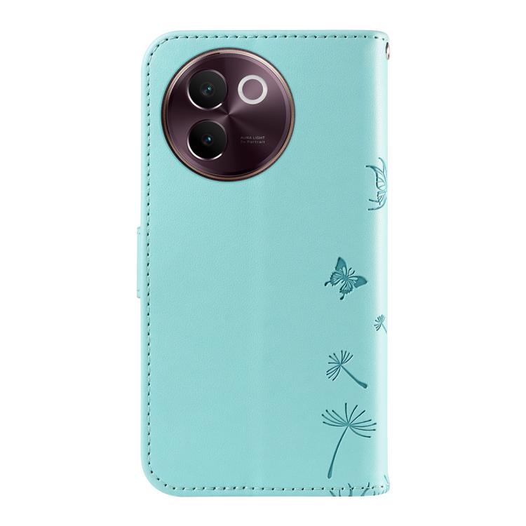 Dandelion Embossed Pattern Flip Leather Phone Case, For vivo V30E / V40 Lite Global