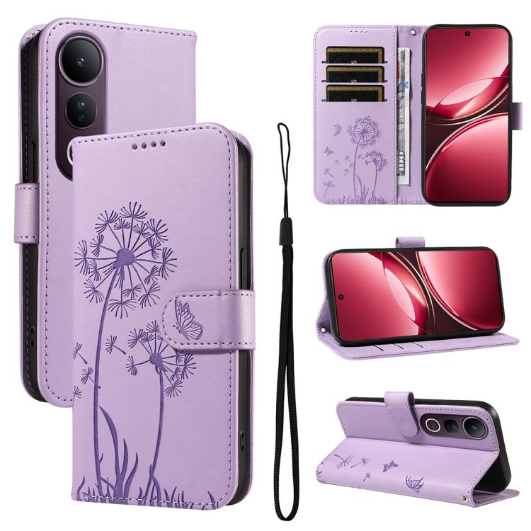 Dandelion Embossed Pattern Flip Leather Phone Case, For vivo Y05 4G / vivo Y21 5G 2026, For vivo V70 FE 5G, For vivo V70 5G Global/V70 Elite 5G, For vivo S50 Pro mini 5G, For vivo X300 Pro, For vivo X300, For vivo V60 Lite 4G, For vivo Y31 5G 2025 / Y2...