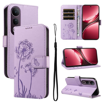 Dandelion Embossed Pattern Flip Leather Phone Case, For vivo Y05 4G / vivo Y21 5G 2026, For vivo V70 FE 5G, For vivo V70 5G Global/V70 Elite 5G, For vivo S50 Pro mini 5G, For vivo X300 Pro, For vivo X300, For vivo V60 Lite 4G, For vivo Y31 5G 2025 / Y2...