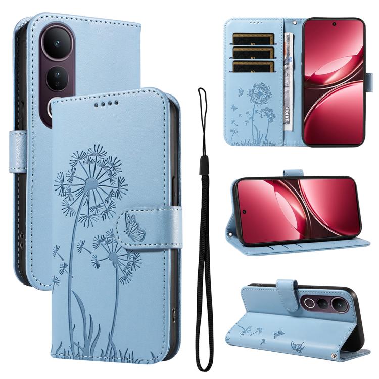 Dandelion Embossed Pattern Flip Leather Phone Case, For vivo Y05 4G / vivo Y21 5G 2026, For vivo V70 FE 5G, For vivo V70 5G Global/V70 Elite 5G, For vivo S50 Pro mini 5G, For vivo X300 Pro, For vivo X300, For vivo V60 Lite 4G, For vivo Y31 5G 2025 / Y2...