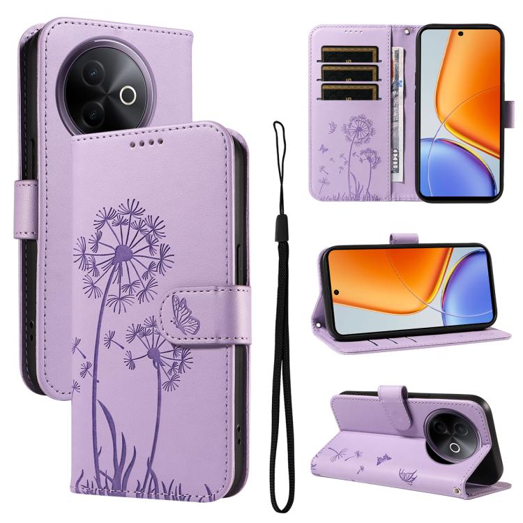 Dandelion Embossed Pattern Flip Leather Phone Case, For vivo Y05 4G / vivo Y21 5G 2026, For vivo V70 FE 5G, For vivo V70 5G Global/V70 Elite 5G, For vivo S50 Pro mini 5G, For vivo X300 Pro, For vivo X300, For vivo V60 Lite 4G, For vivo Y31 5G 2025 / Y2...