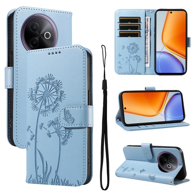Dandelion Embossed Pattern Flip Leather Phone Case, For vivo Y05 4G / vivo Y21 5G 2026, For vivo V70 FE 5G, For vivo V70 5G Global/V70 Elite 5G, For vivo S50 Pro mini 5G, For vivo X300 Pro, For vivo X300, For vivo V60 Lite 4G, For vivo Y31 5G 2025 / Y2...