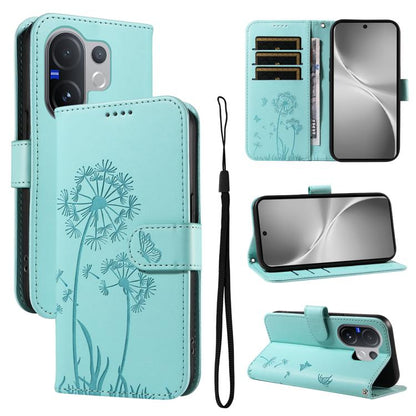 Dandelion Embossed Pattern Flip Leather Phone Case, For vivo Y05 4G / vivo Y21 5G 2026, For vivo V70 FE 5G, For vivo V70 5G Global/V70 Elite 5G, For vivo S50 Pro mini 5G, For vivo X300 Pro, For vivo X300, For vivo V60 Lite 4G, For vivo Y31 5G 2025 / Y2...