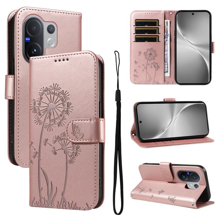 Dandelion Embossed Pattern Flip Leather Phone Case, For vivo Y05 4G / vivo Y21 5G 2026, For vivo V70 FE 5G, For vivo V70 5G Global/V70 Elite 5G, For vivo S50 Pro mini 5G, For vivo X300 Pro, For vivo X300, For vivo V60 Lite 4G, For vivo Y31 5G 2025 / Y2...