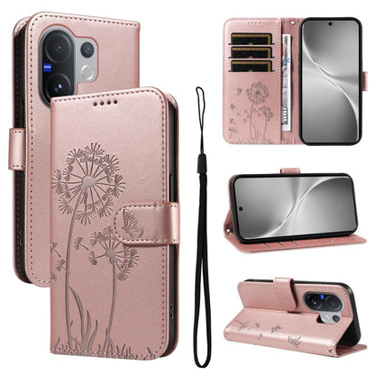 Dandelion Embossed Pattern Flip Leather Phone Case, For vivo Y05 4G / vivo Y21 5G 2026, For vivo V70 FE 5G, For vivo V70 5G Global/V70 Elite 5G, For vivo S50 Pro mini 5G, For vivo X300 Pro, For vivo X300, For vivo V60 Lite 4G, For vivo Y31 5G 2025 / Y2...