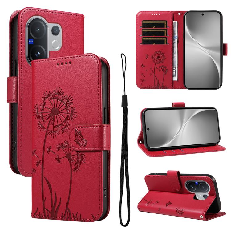 Dandelion Embossed Pattern Flip Leather Phone Case, For vivo Y05 4G / vivo Y21 5G 2026, For vivo V70 FE 5G, For vivo V70 5G Global/V70 Elite 5G, For vivo S50 Pro mini 5G, For vivo X300 Pro, For vivo X300, For vivo V60 Lite 4G, For vivo Y31 5G 2025 / Y2...