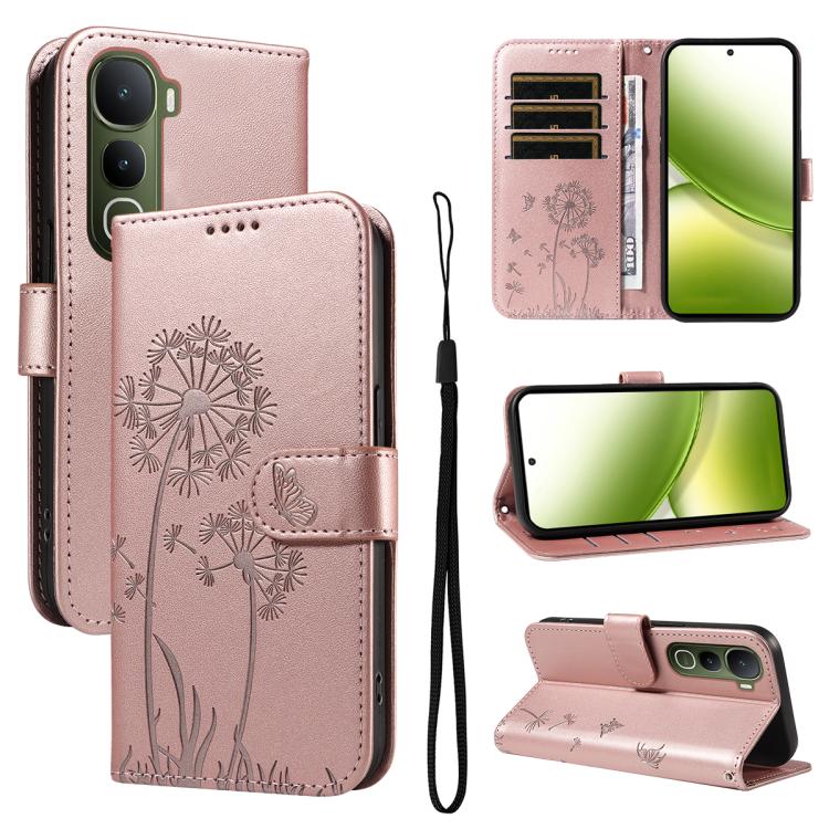 Dandelion Embossed Pattern Flip Leather Phone Case, For vivo Y05 4G / vivo Y21 5G 2026, For vivo V70 FE 5G, For vivo V70 5G Global/V70 Elite 5G, For vivo S50 Pro mini 5G, For vivo X300 Pro, For vivo X300, For vivo V60 Lite 4G, For vivo Y31 5G 2025 / Y2...