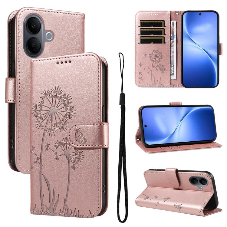 Dandelion Embossed Pattern Flip Leather Phone Case, For vivo Y05 4G / vivo Y21 5G 2026, For vivo V70 FE 5G, For vivo V70 5G Global/V70 Elite 5G, For vivo S50 Pro mini 5G, For vivo X300 Pro, For vivo X300, For vivo V60 Lite 4G, For vivo Y31 5G 2025 / Y2...