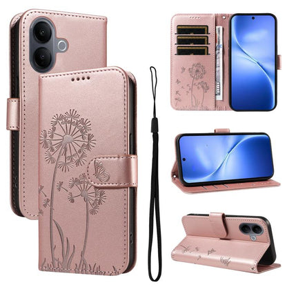 Dandelion Embossed Pattern Flip Leather Phone Case, For vivo Y05 4G / vivo Y21 5G 2026, For vivo V70 FE 5G, For vivo V70 5G Global/V70 Elite 5G, For vivo S50 Pro mini 5G, For vivo X300 Pro, For vivo X300, For vivo V60 Lite 4G, For vivo Y31 5G 2025 / Y2...