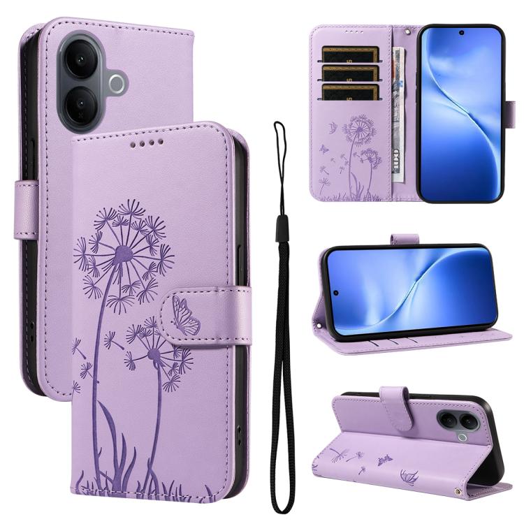 Dandelion Embossed Pattern Flip Leather Phone Case, For vivo Y05 4G / vivo Y21 5G 2026, For vivo V70 FE 5G, For vivo V70 5G Global/V70 Elite 5G, For vivo S50 Pro mini 5G, For vivo X300 Pro, For vivo X300, For vivo V60 Lite 4G, For vivo Y31 5G 2025 / Y2...