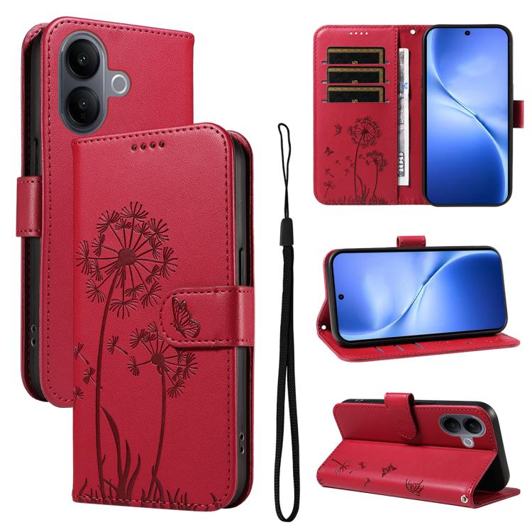 Dandelion Embossed Pattern Flip Leather Phone Case, For vivo Y05 4G / vivo Y21 5G 2026, For vivo V70 FE 5G, For vivo V70 5G Global/V70 Elite 5G, For vivo S50 Pro mini 5G, For vivo X300 Pro, For vivo X300, For vivo V60 Lite 4G, For vivo Y31 5G 2025 / Y2...