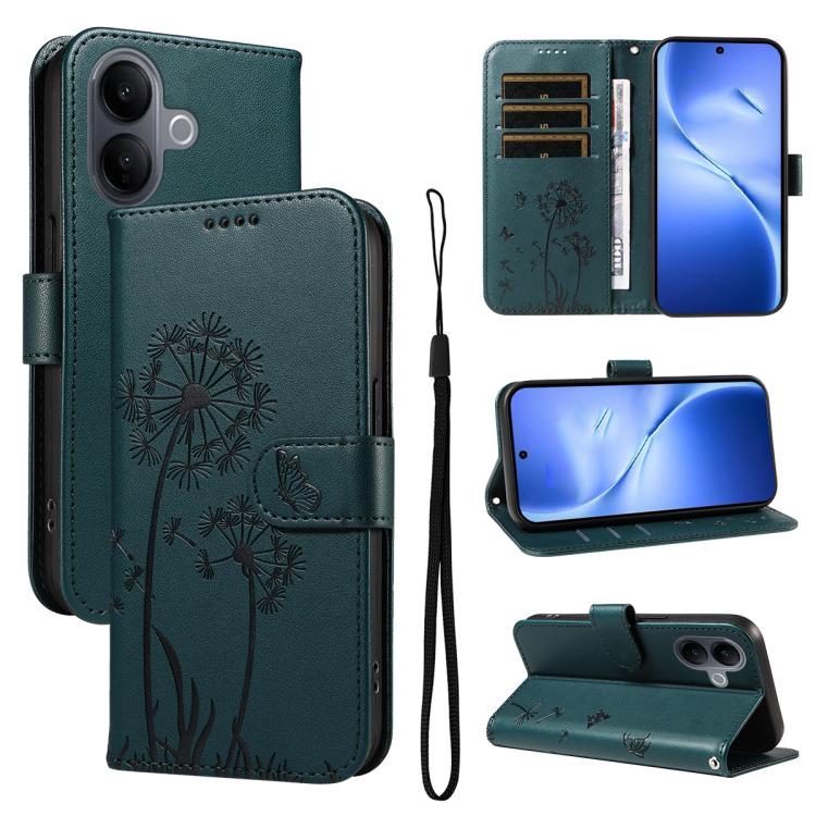 Dandelion Embossed Pattern Flip Leather Phone Case, For vivo Y05 4G / vivo Y21 5G 2026, For vivo V70 FE 5G, For vivo V70 5G Global/V70 Elite 5G, For vivo S50 Pro mini 5G, For vivo X300 Pro, For vivo X300, For vivo V60 Lite 4G, For vivo Y31 5G 2025 / Y2...