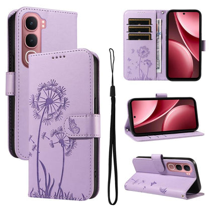 Dandelion Embossed Pattern Flip Leather Phone Case, For vivo Y05 4G / vivo Y21 5G 2026, For vivo V70 FE 5G, For vivo V70 5G Global/V70 Elite 5G, For vivo S50 Pro mini 5G, For vivo X300 Pro, For vivo X300, For vivo V60 Lite 4G, For vivo Y31 5G 2025 / Y2...